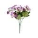 thumbnail image 2 of Protección Artificial 5 Tenedores Tricolor Violeta Flor Silvestre Flores Artificiales de Seda Flores Decorativas para Exterior, 2 of 5