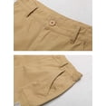 thumbnail image 3 of Men's Cotton Cargo Shorts, Relaxed Fit Camouflage Work Shorts with Multi-Pockets & Drawstring, Size 32-38, 3 of 7