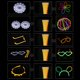 thumbnail image 1 of 50 Uds. De Barras De Luz Fluorescente Desechables Para Fiestas Con Conectores Para Eventos, Suministros Festivos Para Fiestas, Decoración De Conciertos ANGGREK Fluorescence Light  Sticks, 1 of 8