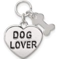 thumbnail image 4 of Sterling Silver Dog Lover Pendant (23 X 15) Made In India qc7820, 4 of 5