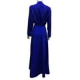 thumbnail image 7 of GZWYHT Dresses for Women 2025,Maxi Dresses Womens Lady Casual Fashion Long Sleeve Lapel Maxi Long Dress Solid Shirt Dress Long Sleeve Dress,Flowy Dresses,Blue Dress,Petite Dresses L, 7 of 7