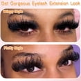 thumbnail image 4 of Kit de extensiones de pestañas Anforlin Fluffy Lash Clusters, 224 unidades, 4 of 7