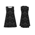 thumbnail image 7 of Logiee Black Poker Print Summer Dresses for Women,Beach Sleeveless Flowy Pocket Tshirt Tank Sundresses,Women's Sleeveless Dress, 7 of 7