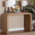 thumbnail image 6 of bali & pari Eviana Japandi Console Table, Natural Brown, 6 of 7