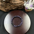 thumbnail image 4 of Charoita 8 mm, redonda, lisa, 7 pulgadas, piedras preciosas naturales, pulseras con cuentas para hombre y mujer Pulsera elástica con cuentas de cristal, unisex, 4 of 7