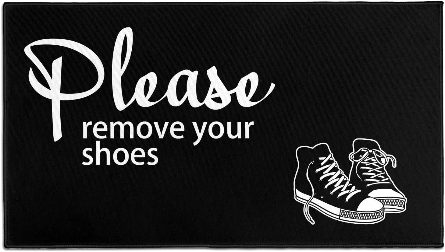 Shoes Off Doormat Please Remove Your Shoes Doormat No Shoes Door Mat