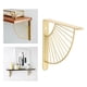 thumbnail image 4 of Estante de soporte de metal, soporte para colgar en la pared, decoración del sector, arte moderno de hierro Dorado 20cm, 4 of 9