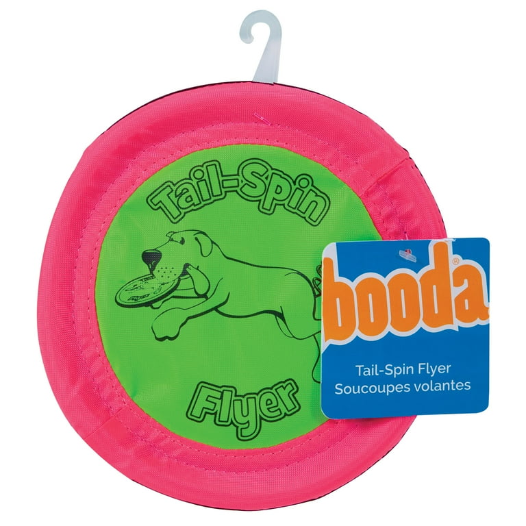 Petmate Booda Tail Spin Flyer Fabric Dog Frisbee Interactive Dog Toy 7