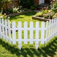 thumbnail image 4 of Easy Installation Durable Plastic Outdoor Garden Landscape Border Fences, EasyFlex No-Dig Landscape Edging with Anchoring Spikes, Practical Decorative Edging Strips for Yard Flower Beds Walkways, XL, 4 of 6