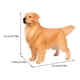 thumbnail image 2 of FELTECHELECTR Figura de Golden Retriever vívida, imitación de perro, adorno con diseño de animales, 2 of 7