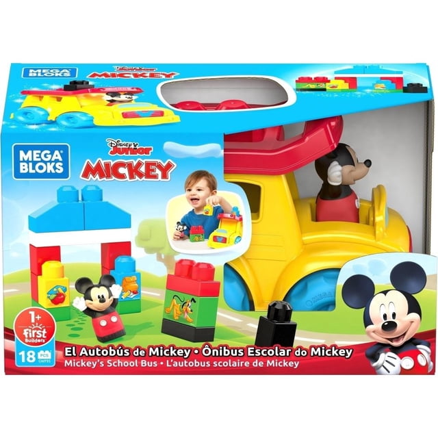 Set de Construcción Mega Bloks Disney El Autobús de Mickey