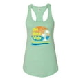 thumbnail image 2 of Wild Bobby,Del Boca Vista Seinfeld Retirement Community, Streetwear, Women Racerback Tank Top, Mint, Medium, 2 of 4