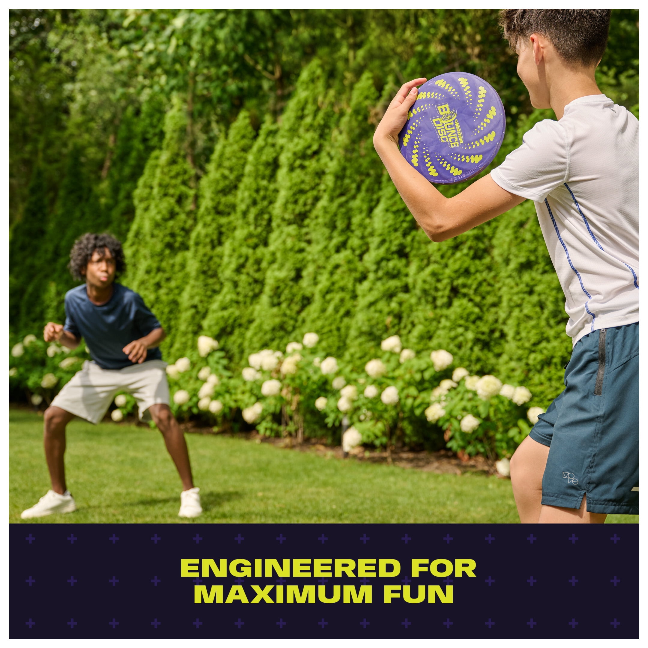 Aerobie Bounce Disc, Outdoor Throwing Flying Disc, for Ages 5 and up