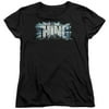 The Thing Science Fiction Horror Thriller Movie Logo Womens T-Shirt Tee