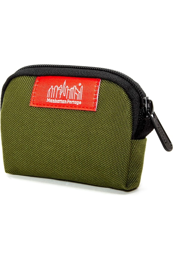 Coin Purse With Zipper Closure Pouch Eclectic Colors Credit Card ID Card Jewelry Keys Water Resistant Gift 1000D CORDURA Everyday Carry Olive