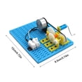 thumbnail image 2 of Mini Hand Crank Generator Model Kit Science Experiment Education Kids Toy LED, 2 of 4
