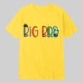 thumbnail image 2 of Gunia Shirts For Teen Boys Big Bro Cute Printed Short Sleeve Crew Neck T Shirt Children Tee Tops Yellow 12-13 Years, 2 of 4