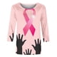 thumbnail image 4 of Fiudx Ofertas Flash Del Día Solo En Línea Camiseta Estampada a La Moda para Mujer, Blusa de Mangas 3/4, Tops Informales con Cuello Redondo, 4 of 5