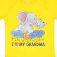 thumbnail image 4 of Inktastic I Love My Grandma Elephant Family Boys or Girls Baby Bodysuit, 4 of 5
