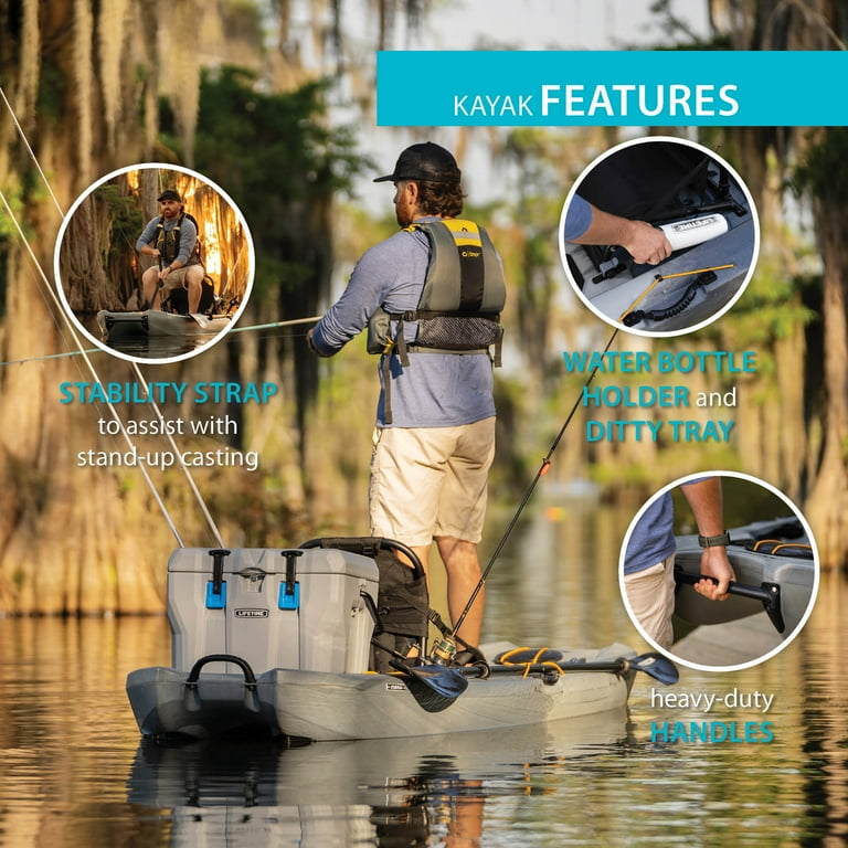 Lifetime Manta 10 ft Sit-On-Top Kayak, Tactic Fusion (91350