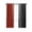 Black Red, variant on Black Gray Ombre Blackout Curtains, Light Blocking Print Window Curtains, Vintage Country Wooden Thermal Insulated Window Drapes for Living Room Kitchen Cafe 2 Panels, 84"W x 63"L