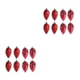 thumbnail image 2 of VONKY 8pcs/set Pine Cones Pendant Graceful Hanging Decorations For Whimsical Red 2Set, 2 of 6