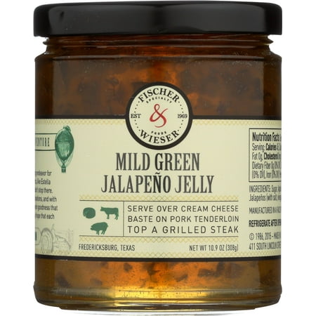 Fischer & Wieser Jelly Green Jlpn Mild (Best Jalapeno Jelly Recipe)