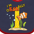 thumbnail image 4 of Inktastic I'm O-fish-ally One Cute Clownfish First Birthday Boys or Girls Baby Bib, 4 of 4