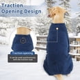 thumbnail image 4 of UOSIA Dog Winter Coat Soft Pullover Pajamas, Warm Dog Cold Weather Coats Fleece Coat, 4 of 7
