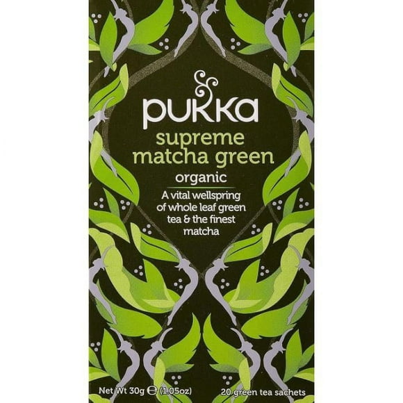 Pukka - Matcha Bio Suprême Vert, 20 Unités