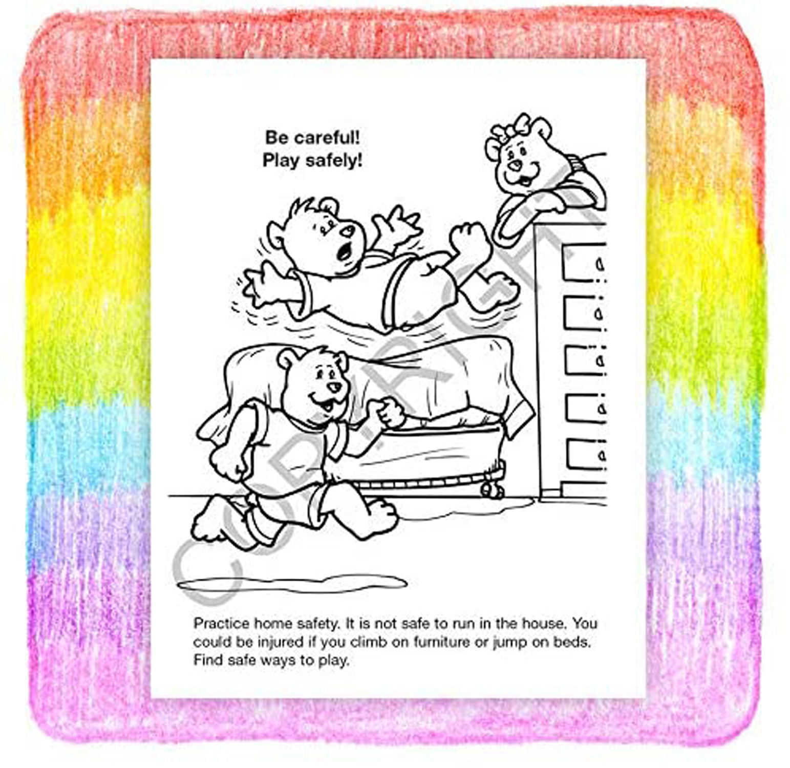 ZoCo: 25 Pack - Home Safety Kid's Educational Coloring & Activity Books