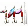 thumbnail image 5 of LotFancy Fishing Lures, 30 Hard Metal Spinner Bait, 5 of 9
