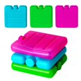 thumbnail image 1 of Paquete De 6 Bloques De Congelador De Colores Aleatorios, Paquete De Ladrillos De Hielo, Mini Caja De Hielo Refrigerada De Plástico Para Viajes, Picnic, Camping Guardurnaity OD013771-00, 1 of 6