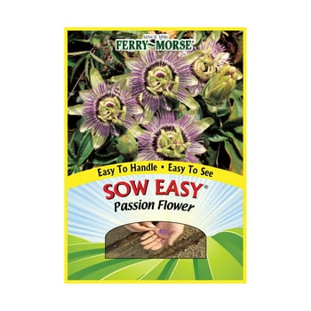 Ferry-Morse Sow Easy Passion Flower Annual Flower  (1 Pack)- Seed Gardening/Full Sun