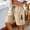 (Fashion 66)Khaki, variant on Aimik Men's Modern Cargo Shorts Contrast Drawstring Flap Pockets Breathable Summer Shorts for Beach Vacation Daily Wear