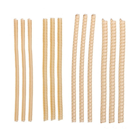 12 Pcs/set Invisible Clips Guard Ring Sizer Invisible Ring Size Adjusters Fit for Man and Woman Loose Rings (Gold)