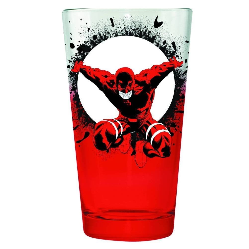 Daredevil Comic Book Cover Pint Glass 16 oz Netflix TV Matt Murdock Marvel by Classic Import