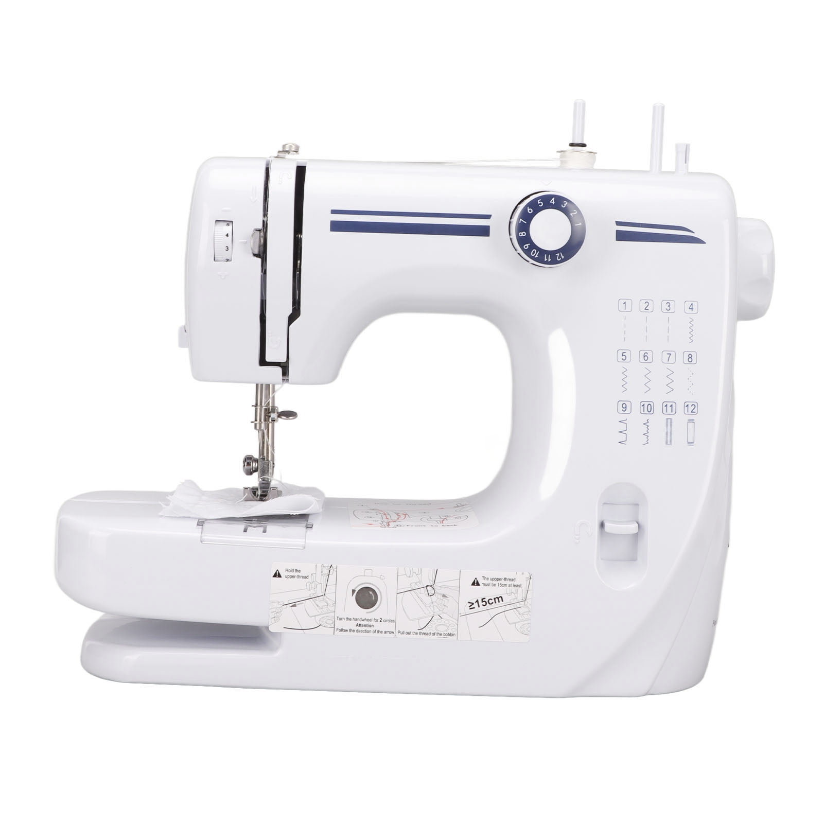 Mini Electric Sewing Machine, Wide Applications 100-240v Simple Operation Portable Sewing Machine  For Home Use