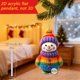 thumbnail image 3 of Uuiauoio Snowman Scarf Christmas Car Pendant, 2D Acrylic Rearview Mirror Decor with Festive Design, Easy Hang Ornament for Vehicle Decoration and Holiday Gift Giving, 3 of 4