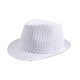 thumbnail image 1 of Sombreros para hombre y mujer, estilo clásico, a rayas, de paja, de punto, protector solar, jazz británico, de poliéster., 1 of 2