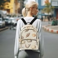 thumbnail image 7 of FORMRS Mini Backpack Purse for Women Travel Daypack Casual Shoulder Bag, Watercolor Seashells, 7 of 7