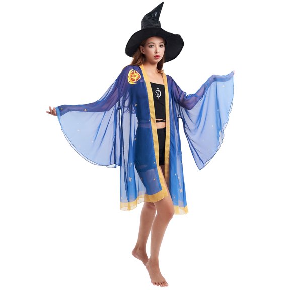 Women Anime Cover Up Summer Kimono Cardigan Sheer Beachwear Cover Up for Swimsuits Bikini
