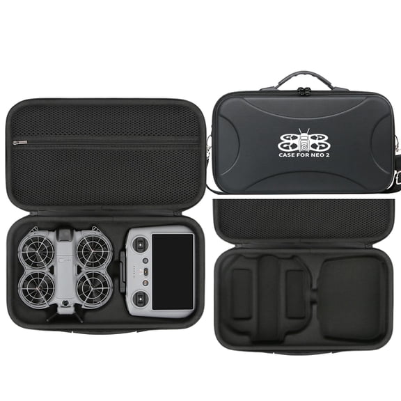 Travel Bag Storage Case for NEO 2 RC-2, Drone Accessories Carrying Organizer Box Pouch PU Housing Shell Shoulder Sleeve(Only Case)(Sold without manufacturer warranty)