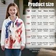 thumbnail image 7 of Uourmeti American Flag Horse Kids Christmas Hoodies Half Zipper Sweatshirt Pullover Sweatshirts Festive Holiday Wear for Party Celebration Gift Size 9-10, 7 of 7