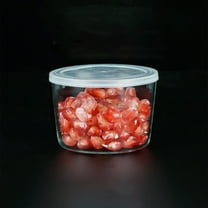 CanGonggg Glass Jars For Food Storage Airtight Leakproof Kitchen Pantry Organization Canning Containers With Lids Bulk Reusable Preserving Jar Meal Prep Containers 3 Compartment Soup Cups with Lids