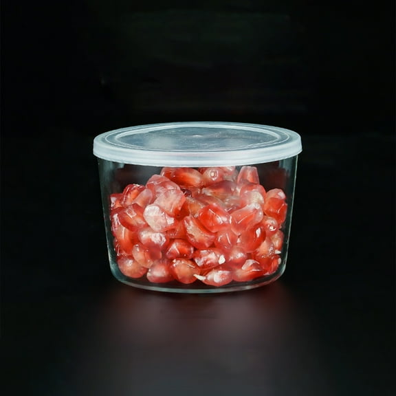 CanGonggg Glass Jars For Food Storage Airtight Leakproof Kitchen Pantry Organization Canning Containers With Lids Bulk Reusable Preserving Jar Meal Prep Containers 3 Compartment Soup Cups with Lids