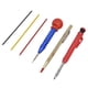 thumbnail image 4 of Kits de bolígrafos para trabajar la madera Recargas de crayones de grafito metálico Marcadores Herramientas de punzón central de posicionamiento, 4 of 12