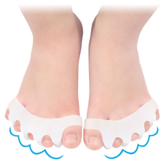 NNOVAT Children s Bigfoot and Thumb Valgus Orthosis for Children with Overlapping Toes Toe Separator for Day and Night 2 Pairs
