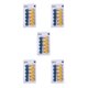 thumbnail image 1 of Gancho de pared de gran capacidad de carga Yuarrent 10 piezas colgador multifuncional azul oscuro + amarillo, 1 of 6