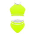 thumbnail image 5 of Womens Athletic 3 Piece Tankini Swimsuits with Shorts Swim Tank Tops with Sports Bra and Boyshorts Bathing Suits, 5 of 7